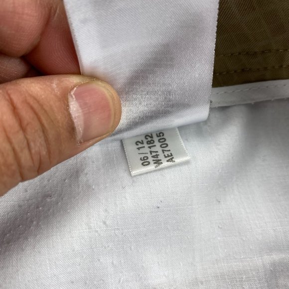 Adidas CLIMALITE Shorts Men 38 Brown Checkered Chino Short Pants Polyester Sport - Picture 7 of 15